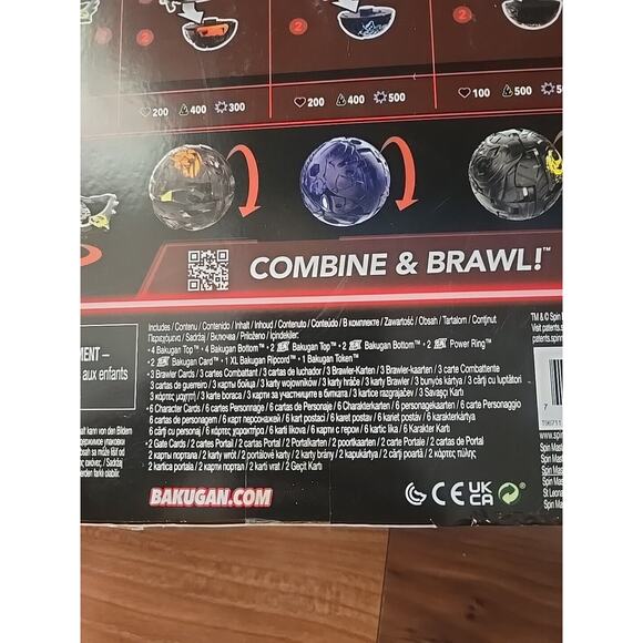 Bakugan Street Brawl Clash Pack 6 Special Attack Cards Roblox Code Spin 4 - Picture 4 of 5